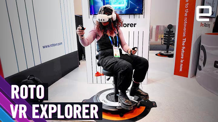 Load video: This spinning VR chair at CES 2025 somehow didn&#39;t make me feel like throwing up